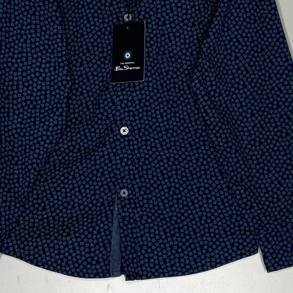 New Ben Sherman Long Sleeve Button Down Collared Shirt Boys Size 7 - Picture 6 of 11